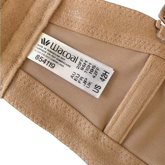 SOLDNWOT Wacoal 854119 Red Carpet Convertible Strapless Beige Bra - 42H - Picture 7 of 7